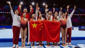 中国女队获世锦团体金牌